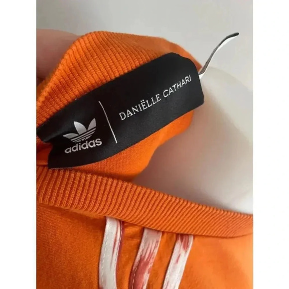 Adidas Women's Orange Long Sleeve T-Shirt Size‎ XS Danielle Cathari Colab EUC - Picture 6 of 9